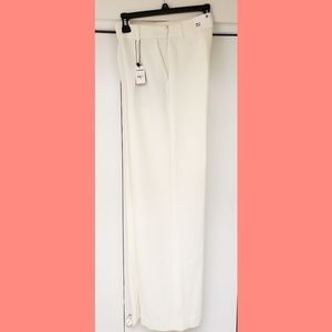 Express Wide Leg mid rise dress pant (cream color)